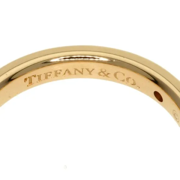 TIFFANY & CO. 18k Rose Gold Diamond Ring - Picture 5 of 9